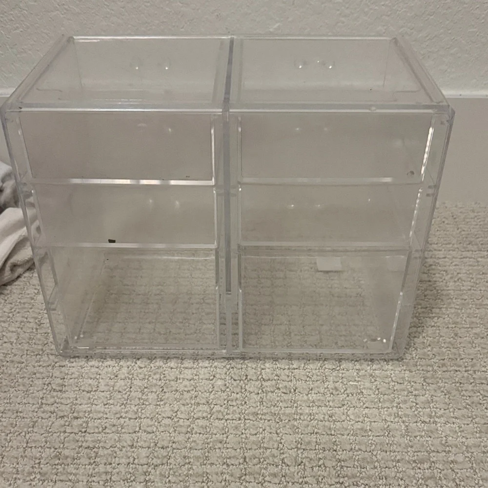 Transparent Multi-Drawer Makeup Organizer